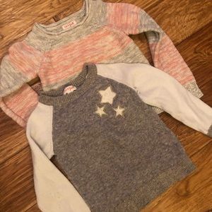 Cat & Jack sweaters lot of 2
